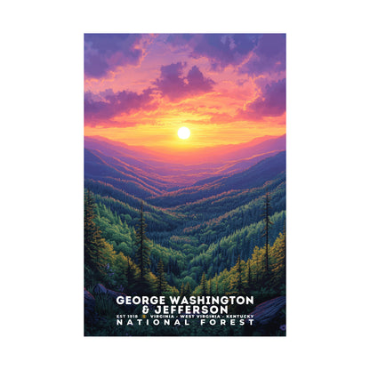 George Washington-Jefferson National Forest Poster | S02