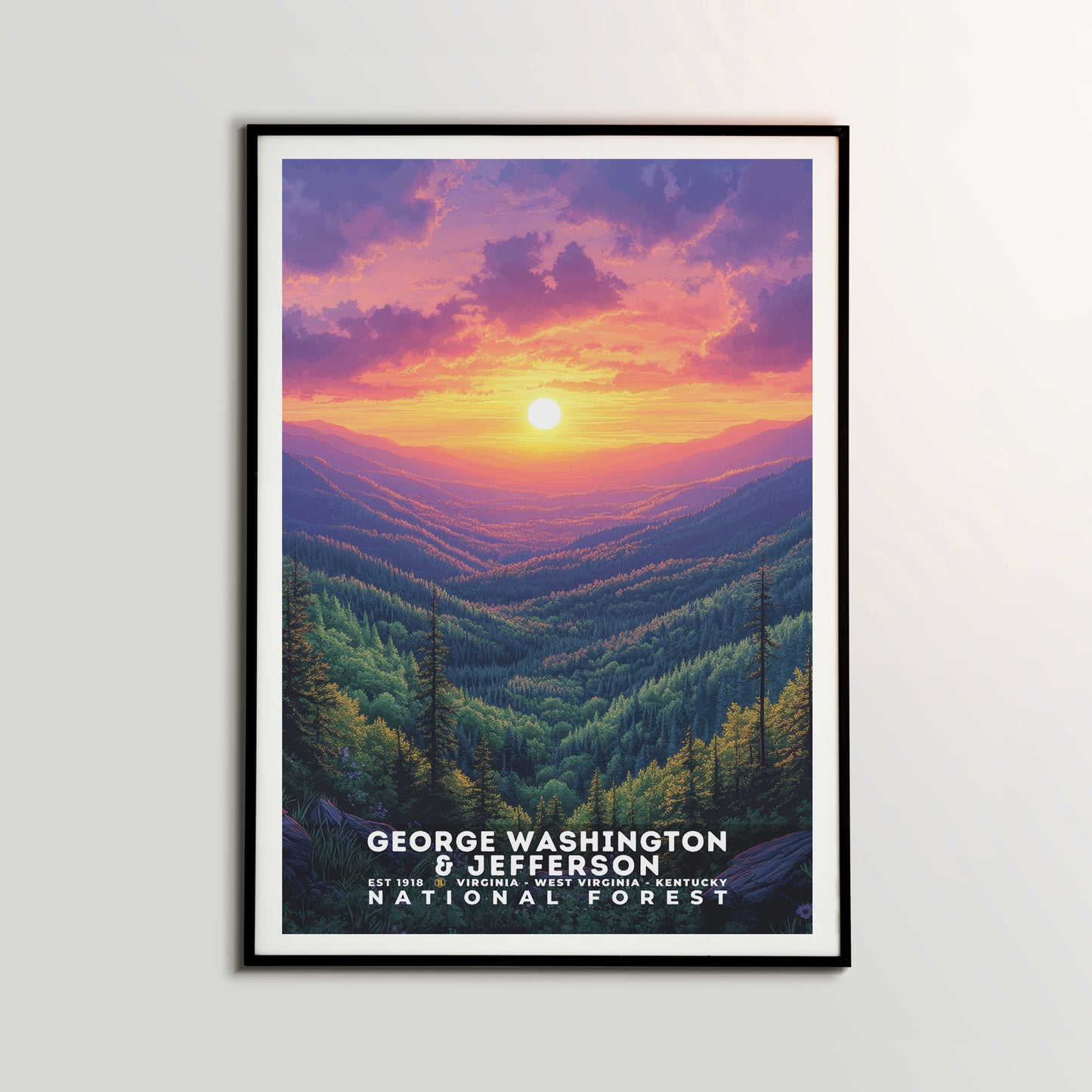 George Washington-Jefferson National Forest Poster | S02