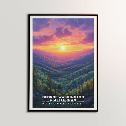 George Washington-Jefferson National Forest Poster | S02