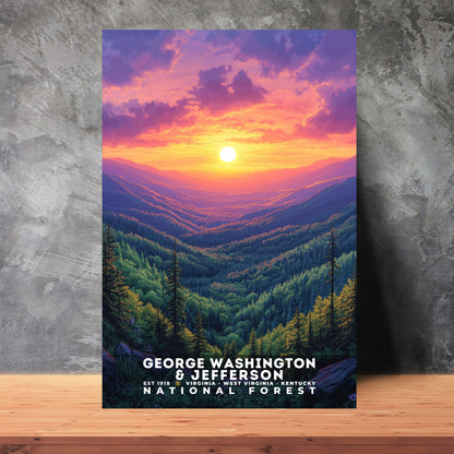 George Washington-Jefferson National Forest Poster | S02