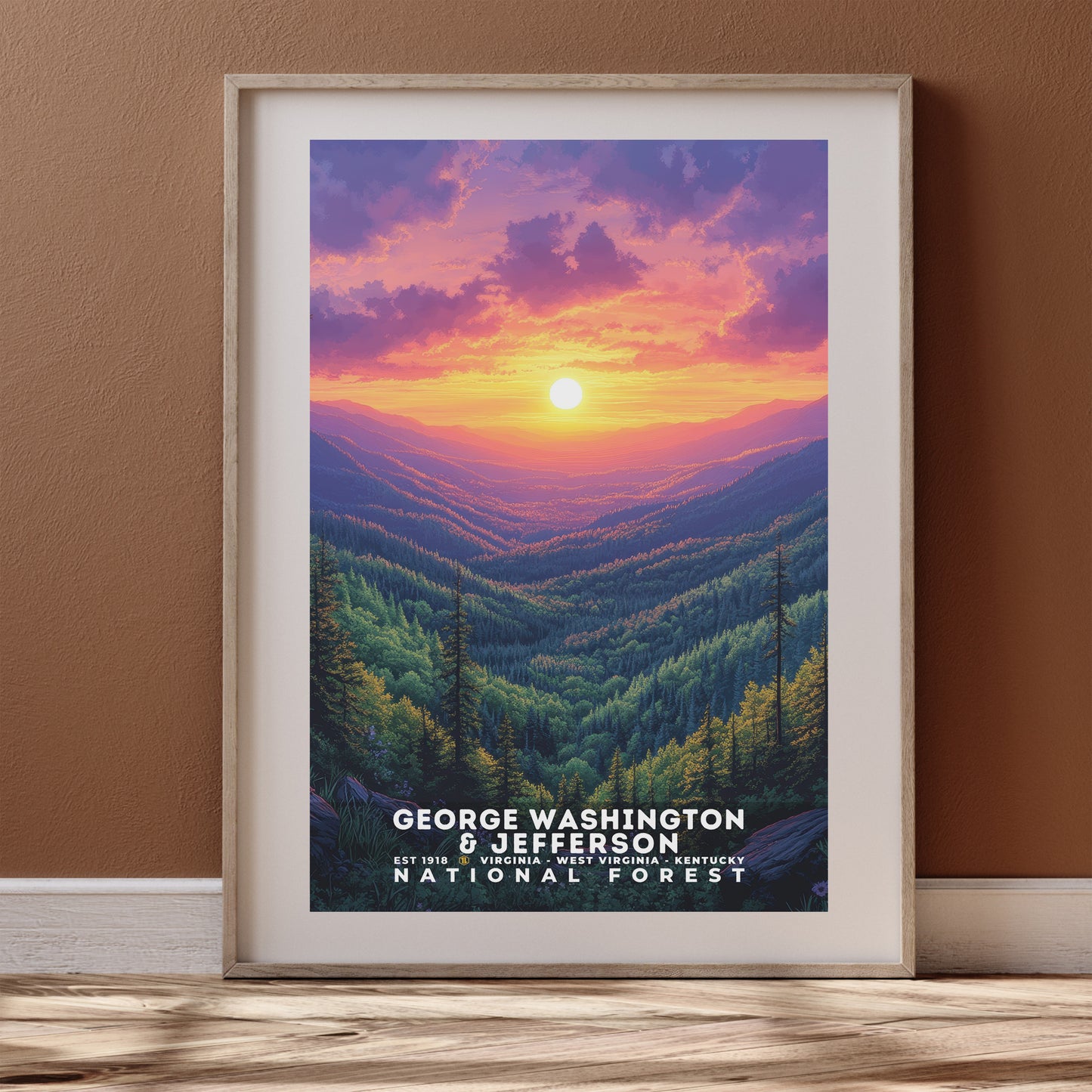 George Washington-Jefferson National Forest Poster | S02