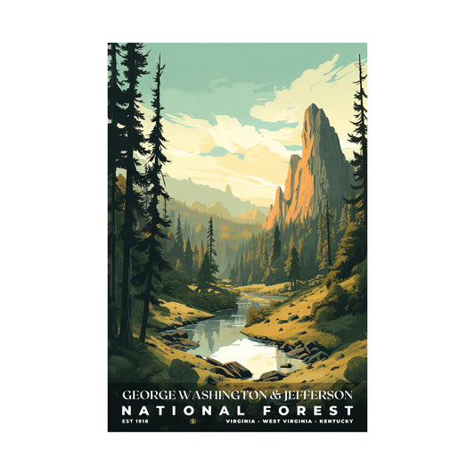 George Washington-Jefferson National Forest Poster | S01