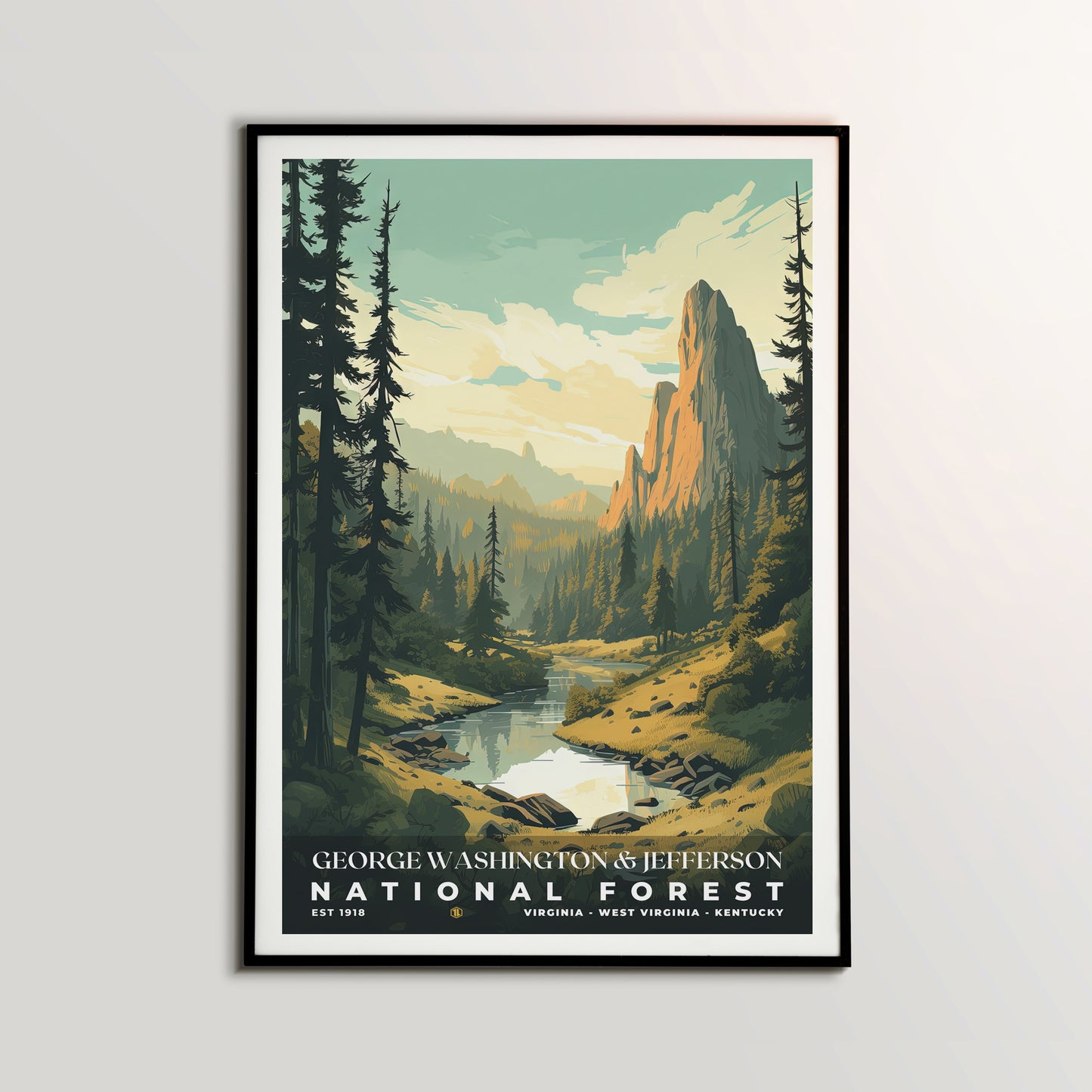 George Washington-Jefferson National Forest Poster | S01