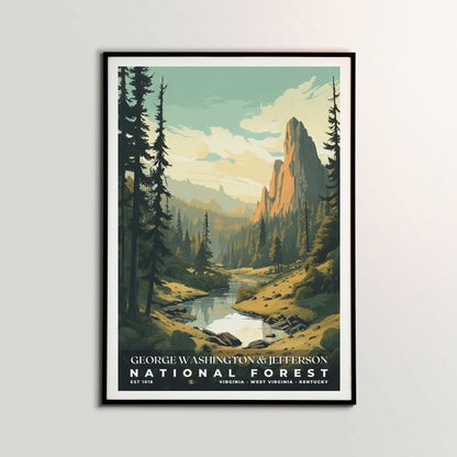 George Washington-Jefferson National Forest Poster | S01