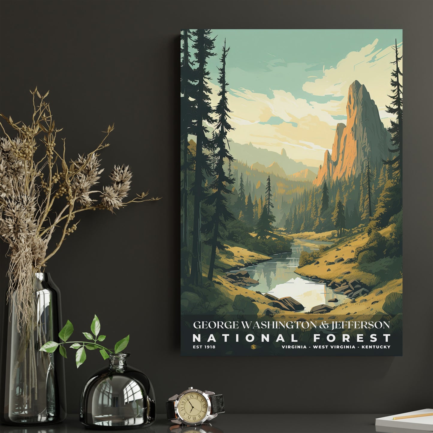 George Washington-Jefferson National Forest Poster | S01