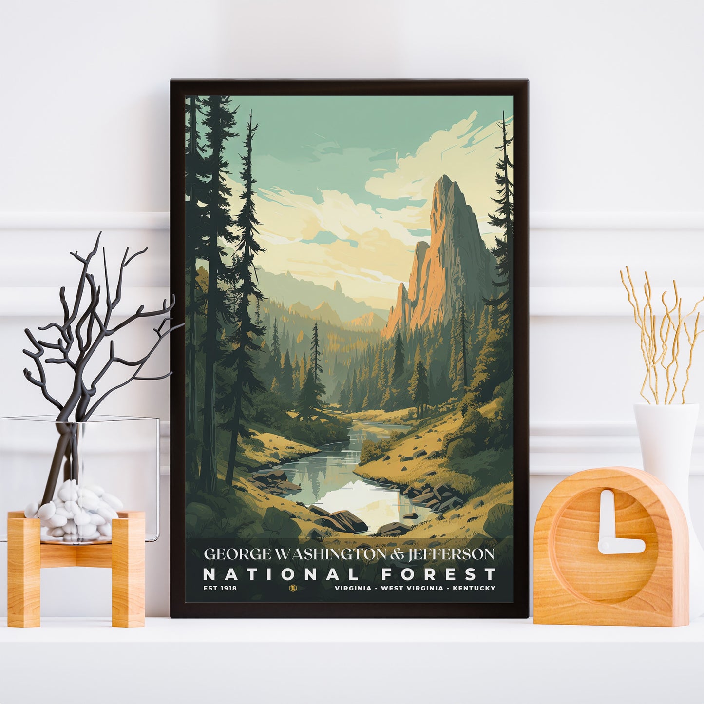 George Washington-Jefferson National Forest Poster | S01