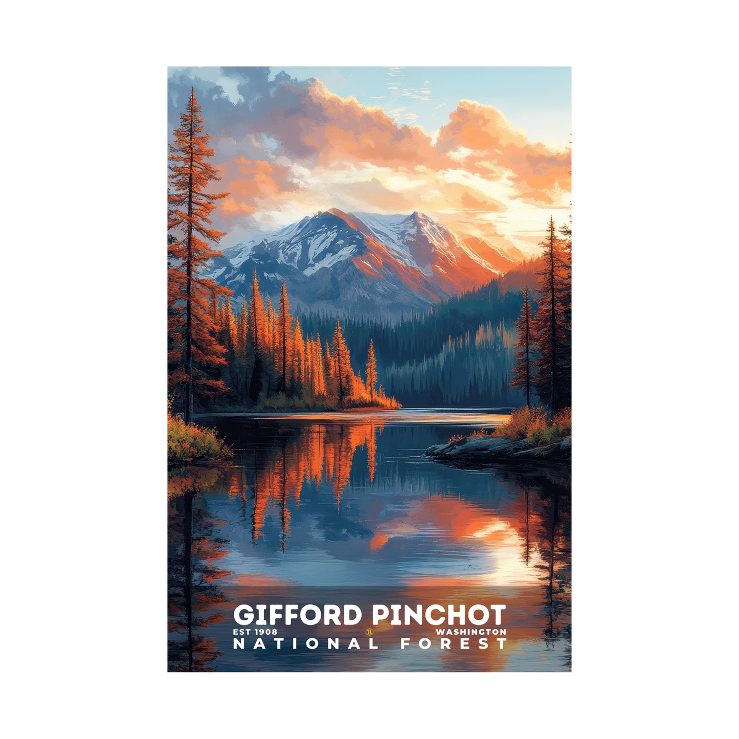 Gifford Pinchot National Forest Poster | S02