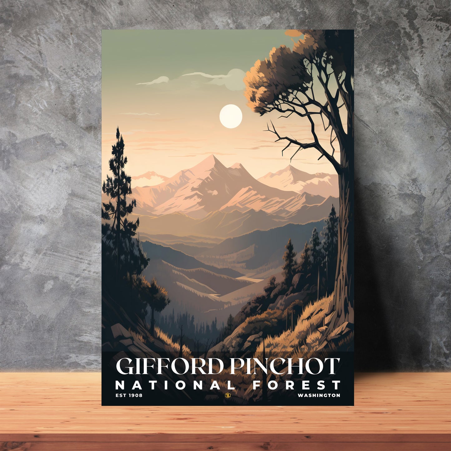 Gifford Pinchot National Forest Poster | S01