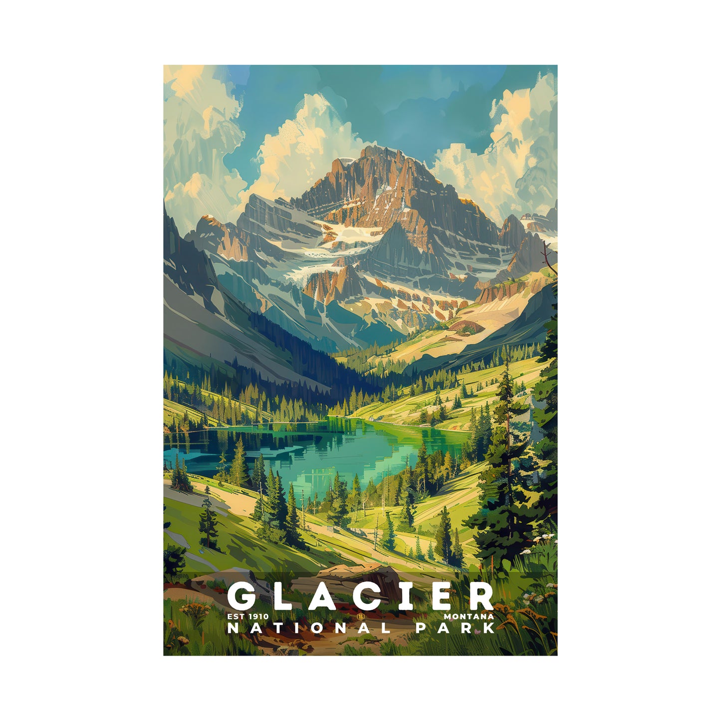 Glacier National Park Poster | S11