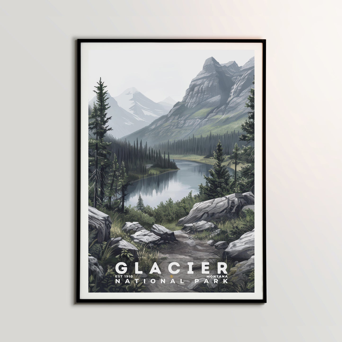 Glacier National Park Poster | S17