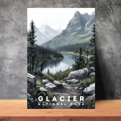 Glacier National Park Poster | S17