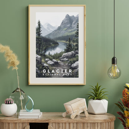 Glacier National Park Poster | S17