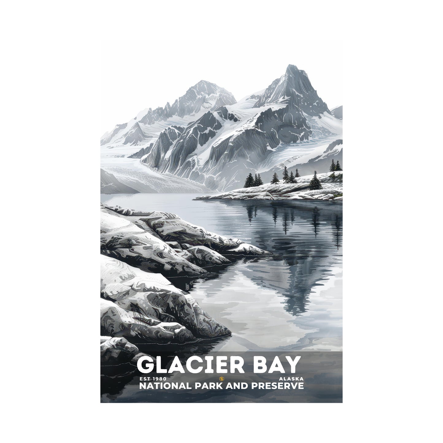 Glacier Bay National Park Poster | S17