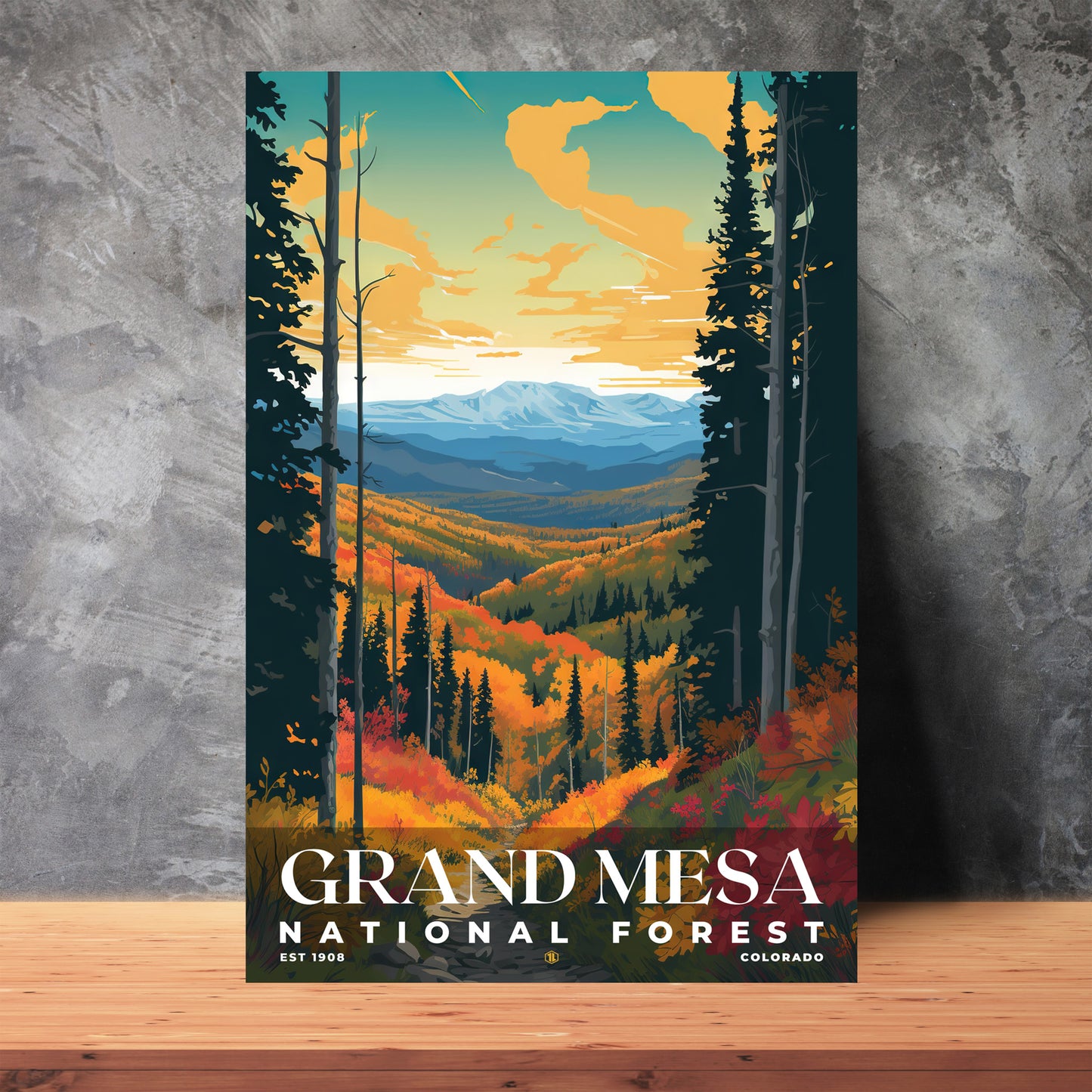 Grand Mesa National Forest Poster | S01