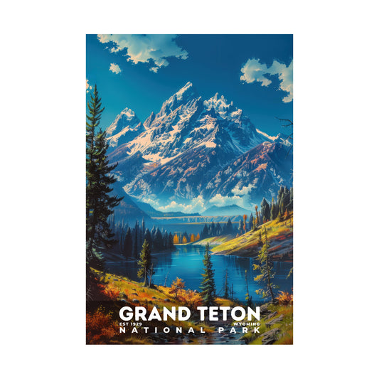 Grand Teton National Park Poster | S16