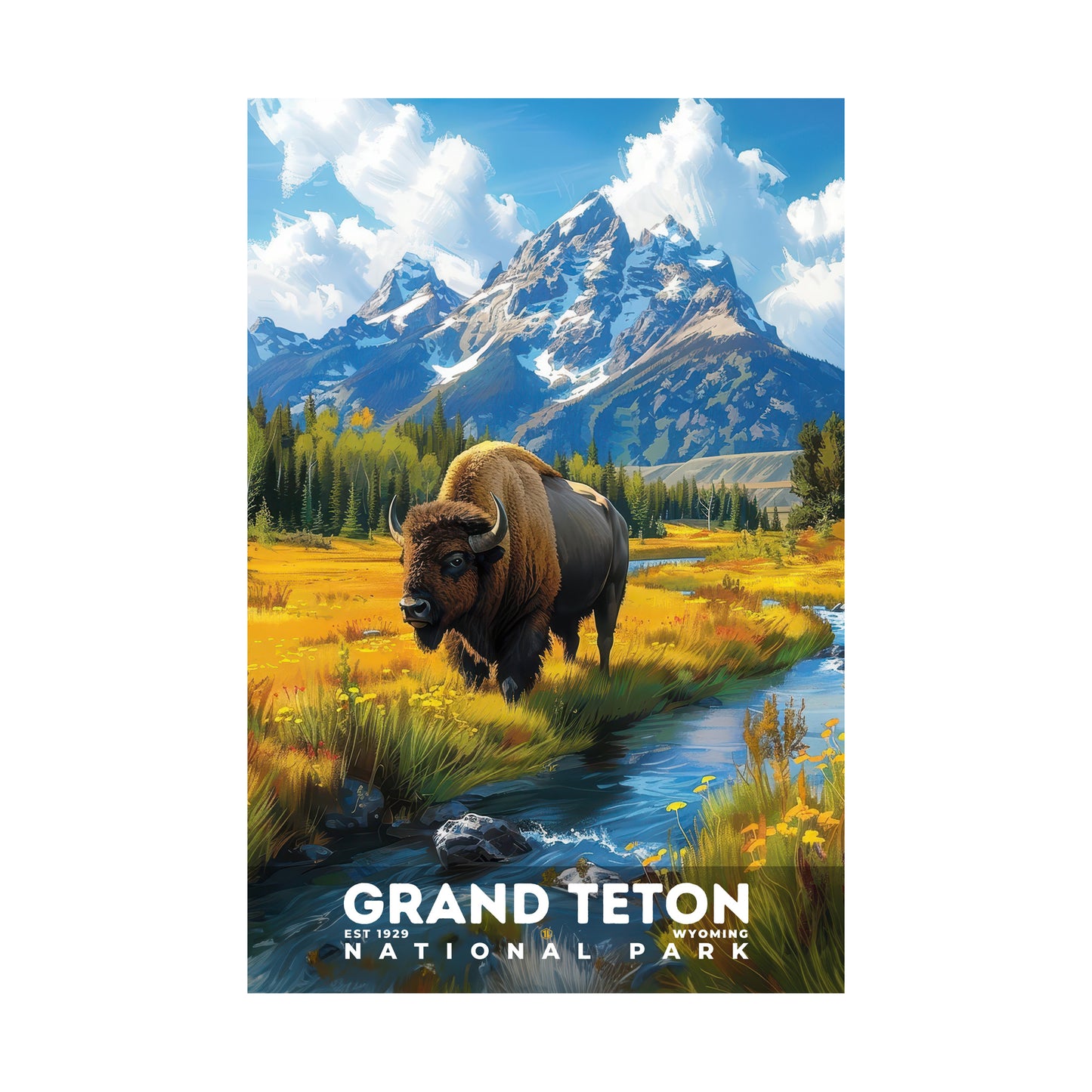 Grand Teton National Park Poster | S13