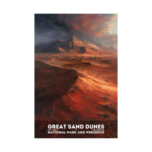 Great Sand Dunes National Park Poster | S12