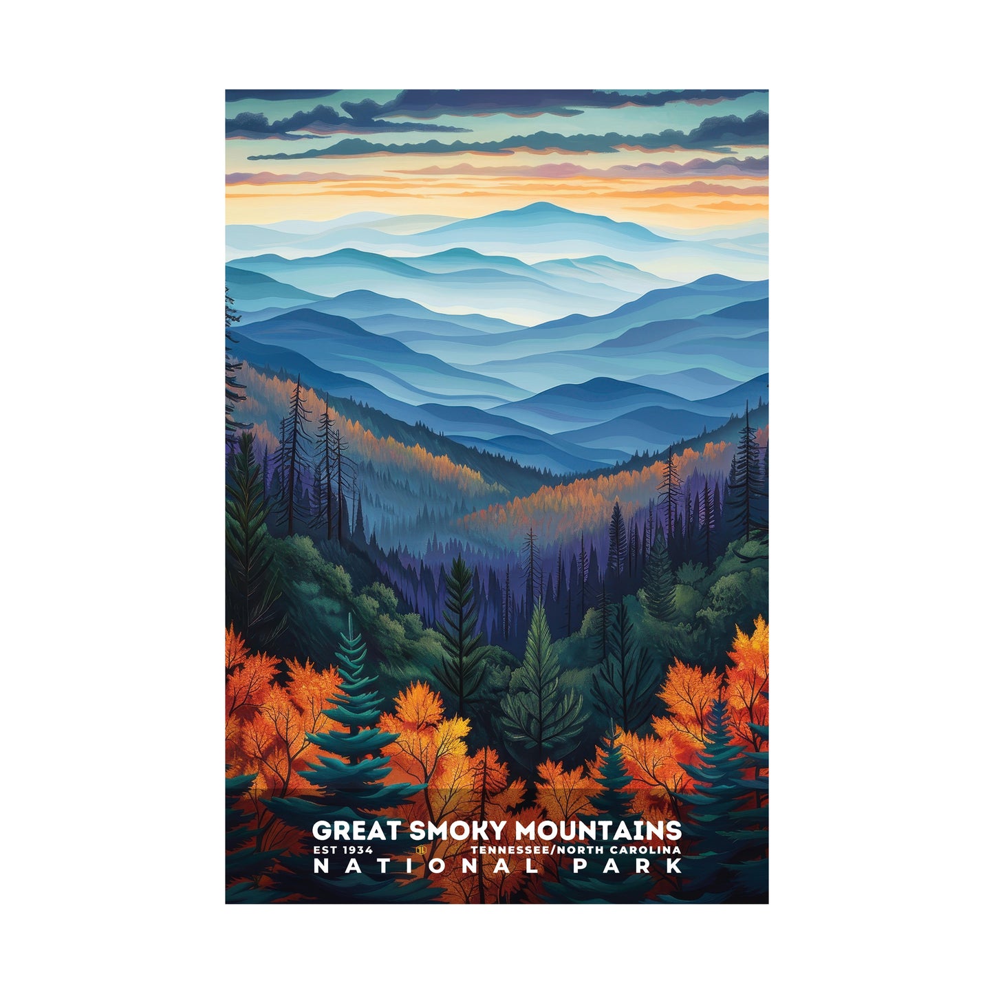 Great Smoky Mountains National Park Poster | S11