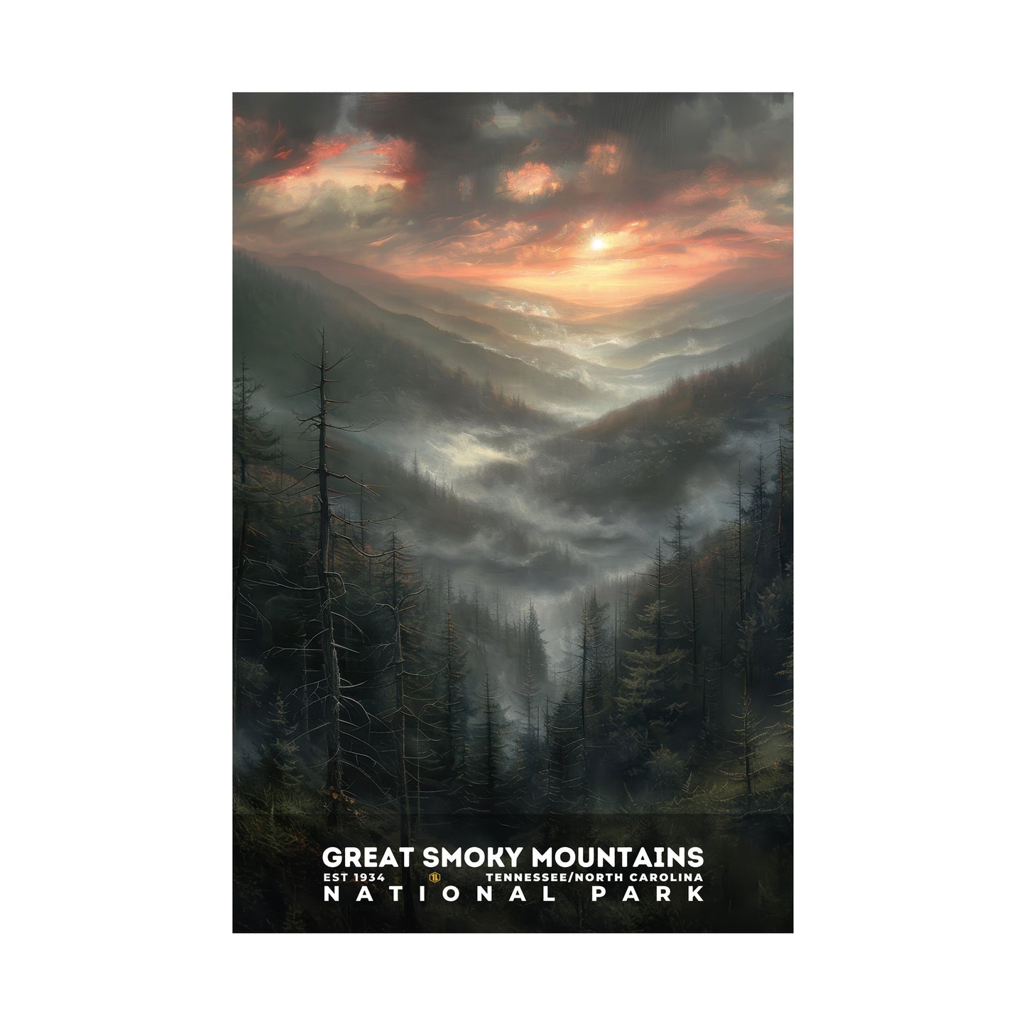 Great Smoky Mountains National Park Poster | S12