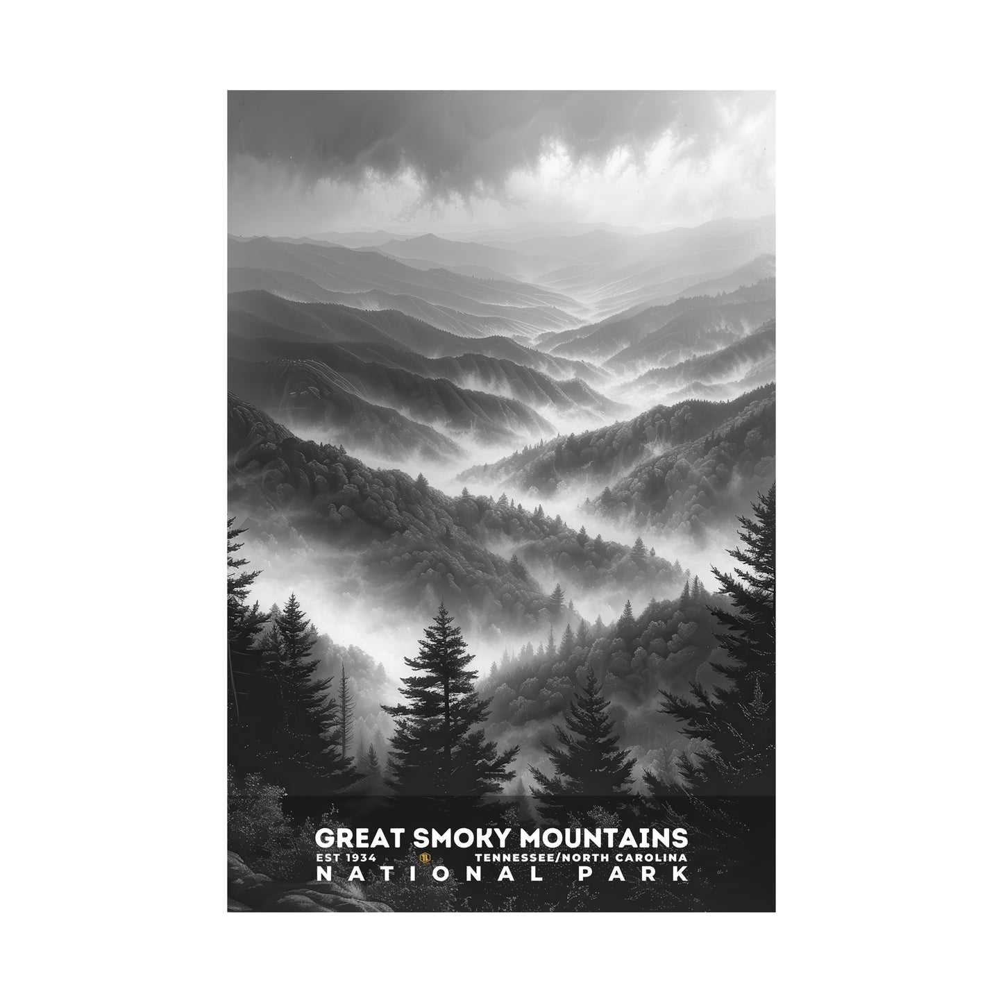 Great Smoky Mountains National Park Poster | S15