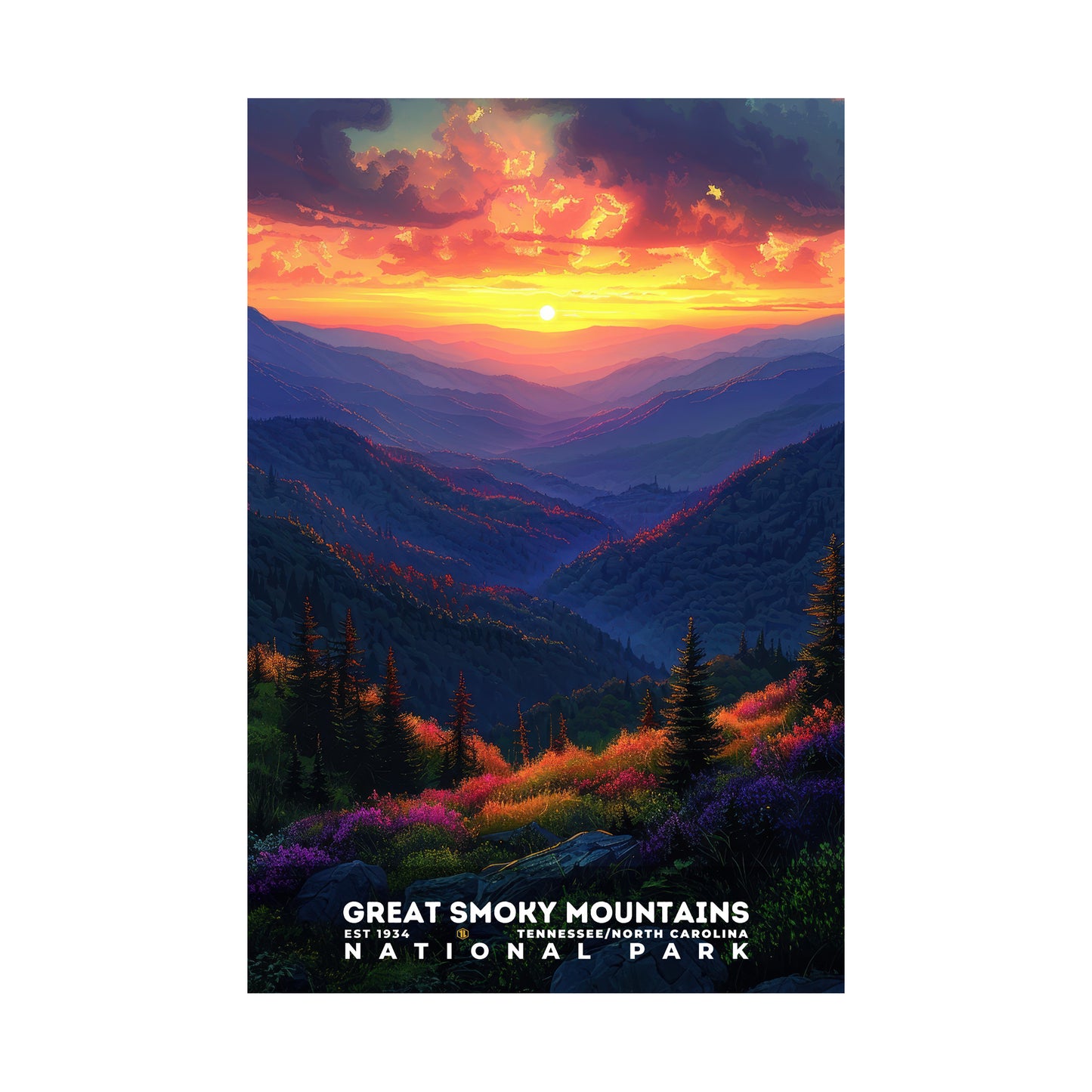 Great Smoky Mountains National Park Poster | S13