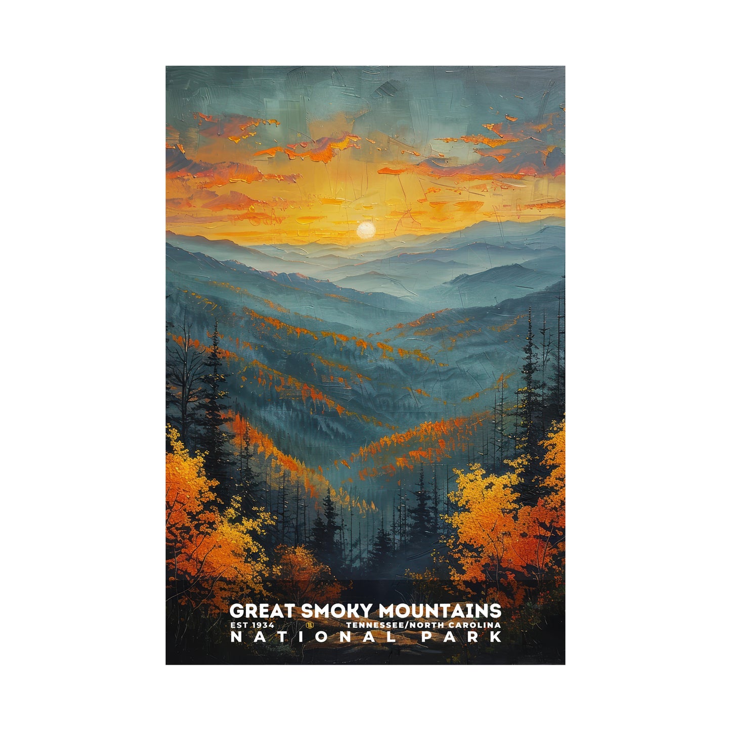 Great Smoky Mountains National Park Poster | S14