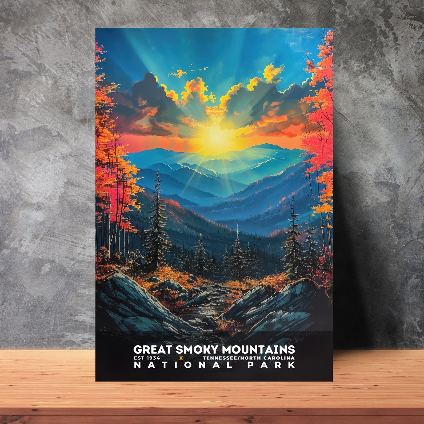 Great Smoky Mountains National Park Poster | S16