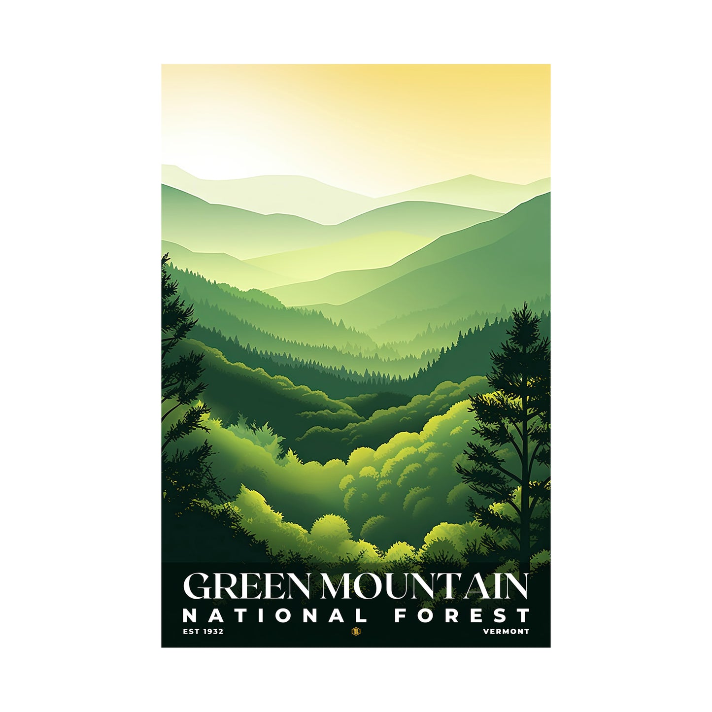 Green Mountain National Forest Poster | S01