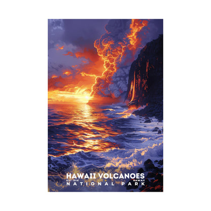 Hawaii Volcanoes National Park Poster | S18