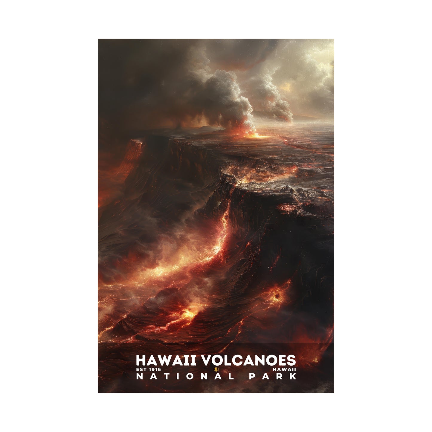 Hawaii Volcanoes National Park Poster | S12