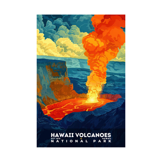 Hawaii Volcanoes National Park Poster | S20