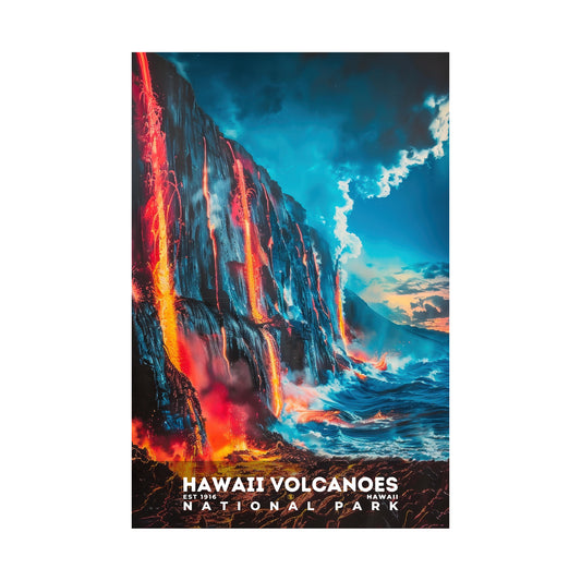 Hawaii Volcanoes National Park Poster | S16