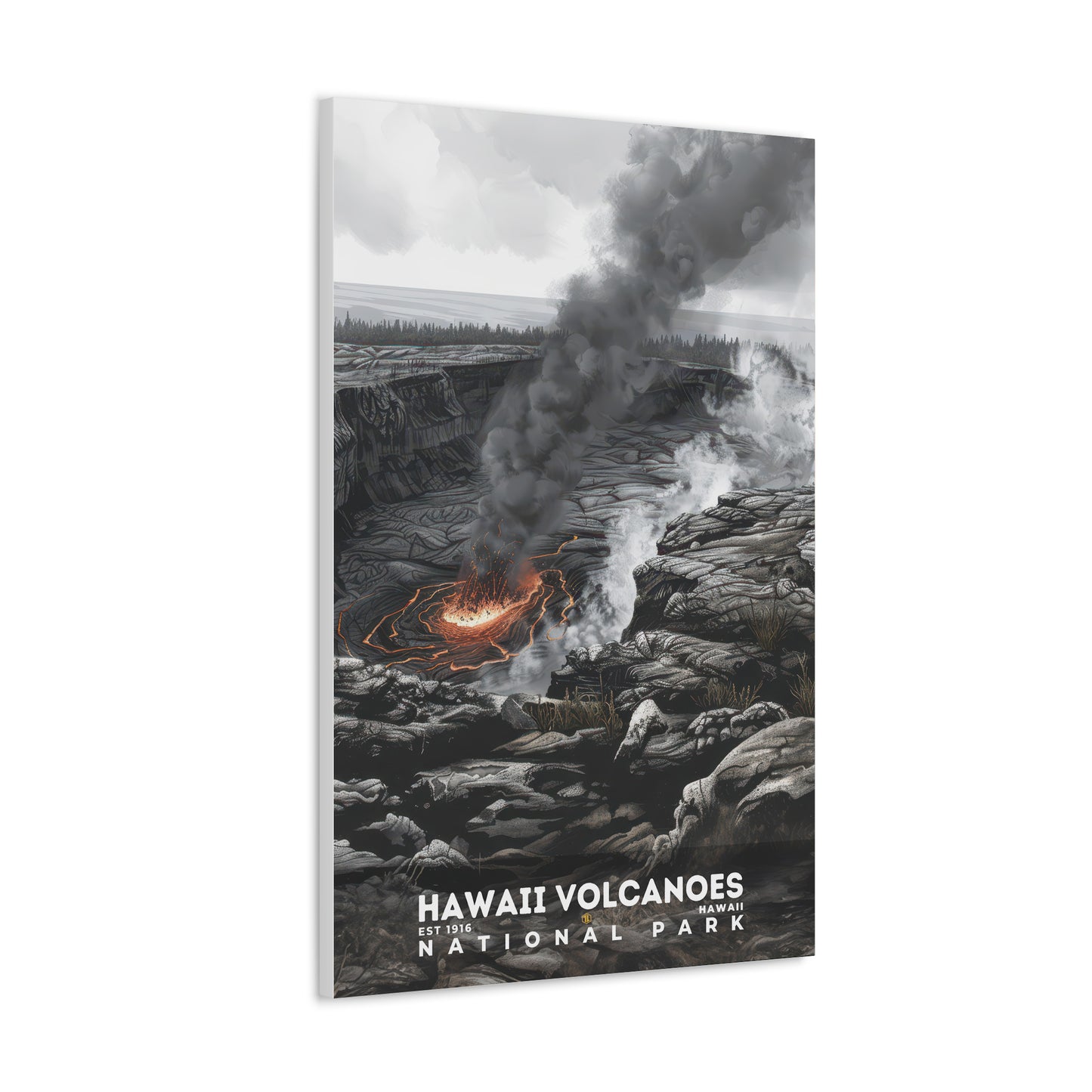 Hawaii Volcanoes National Park Poster | S17