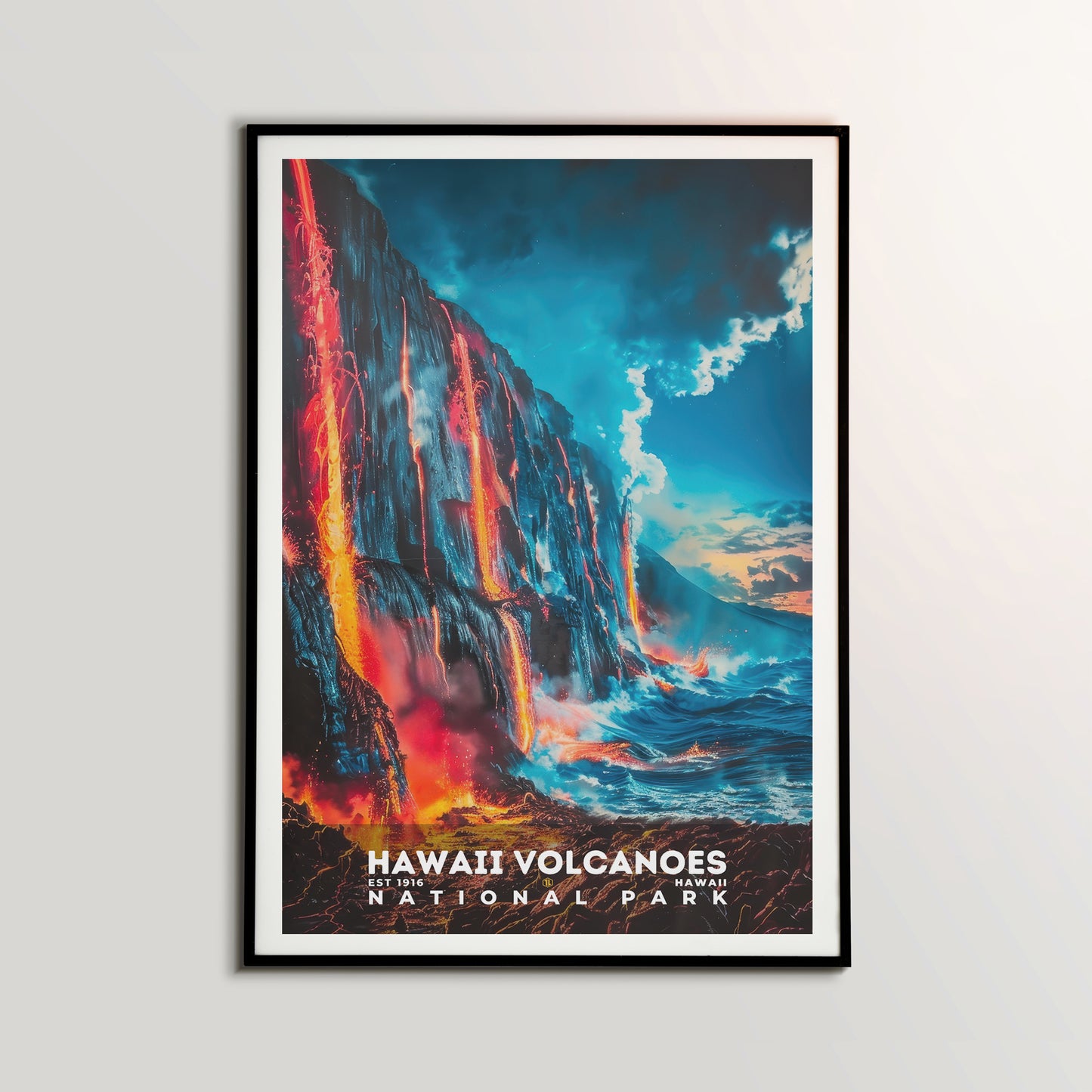 Hawaii Volcanoes National Park Poster | S16