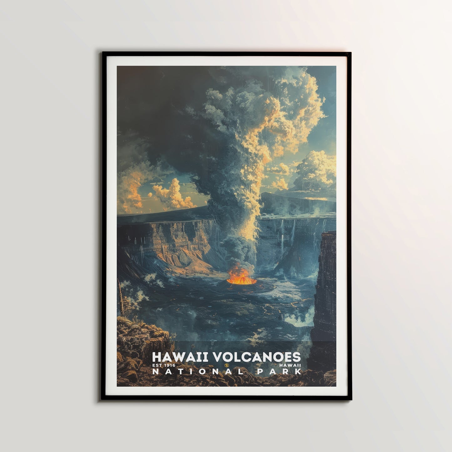 Hawaii Volcanoes National Park Poster | S14