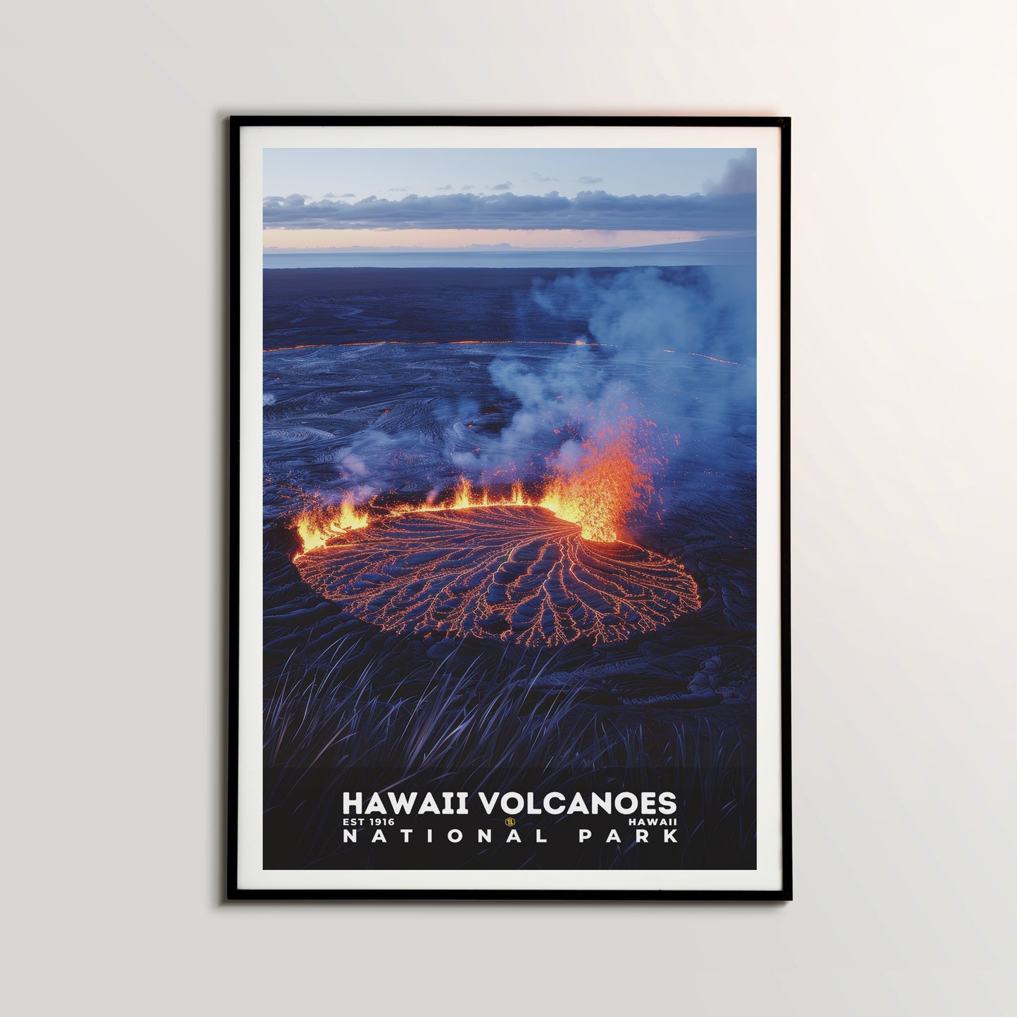 Hawaii Volcanoes National Park Poster | S19