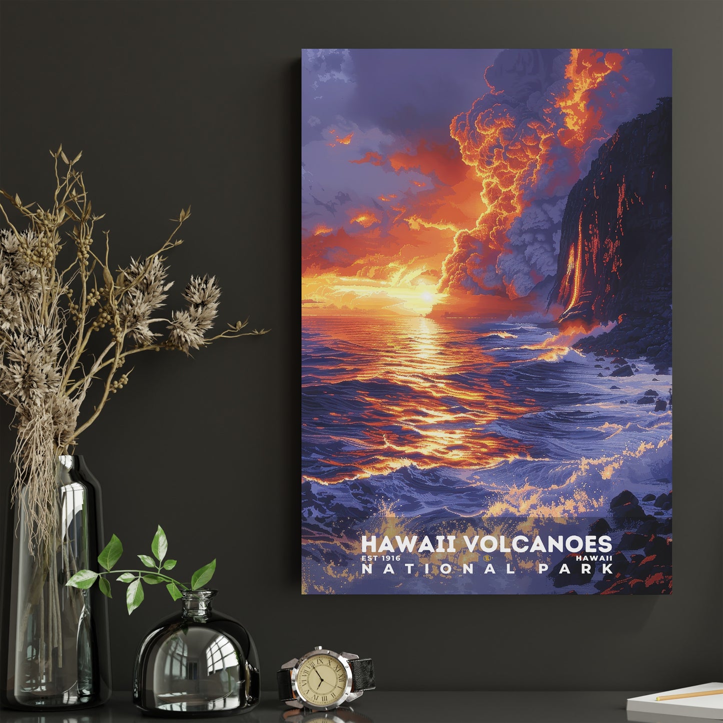 Hawaii Volcanoes National Park Poster | S18