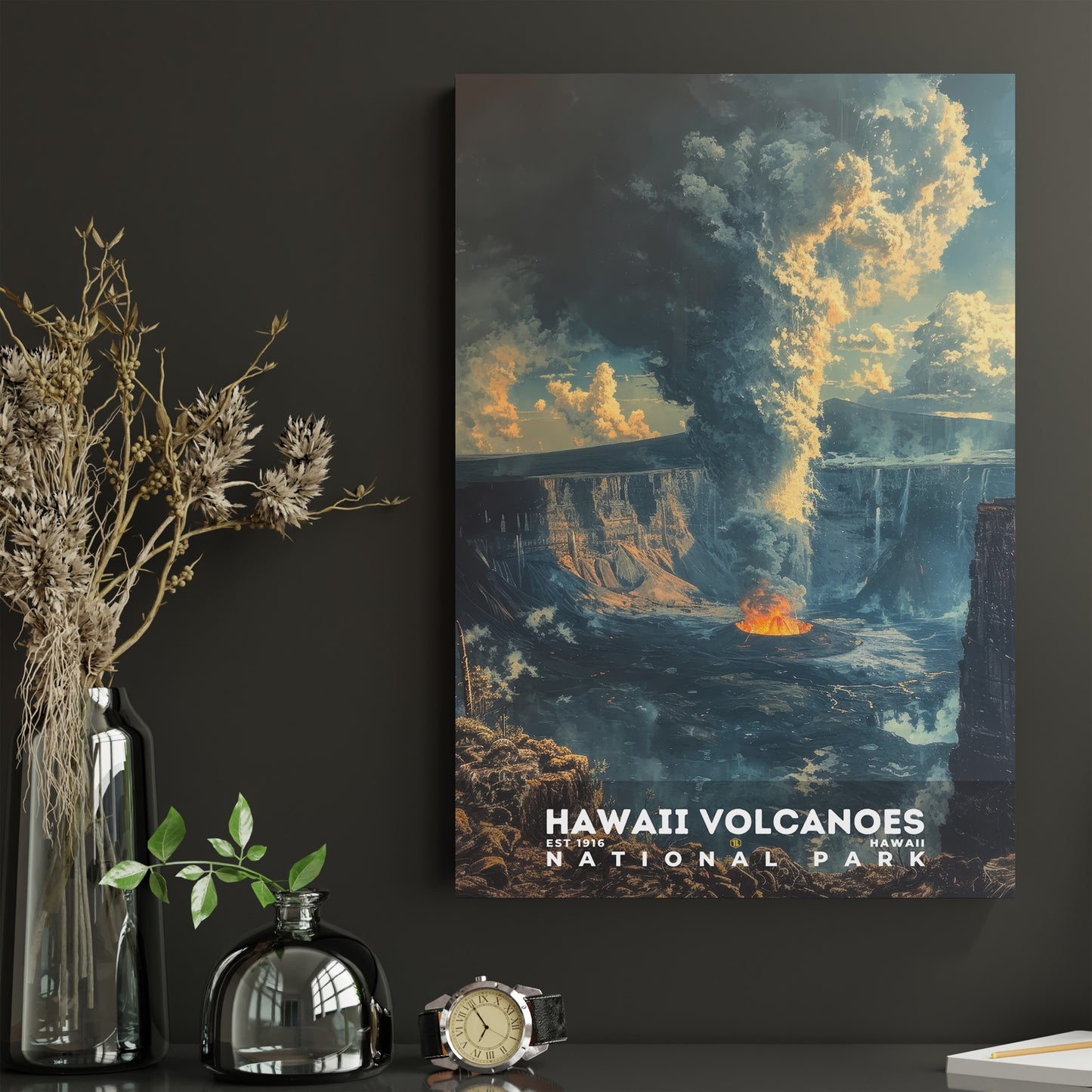 Hawaii Volcanoes National Park Poster | S14