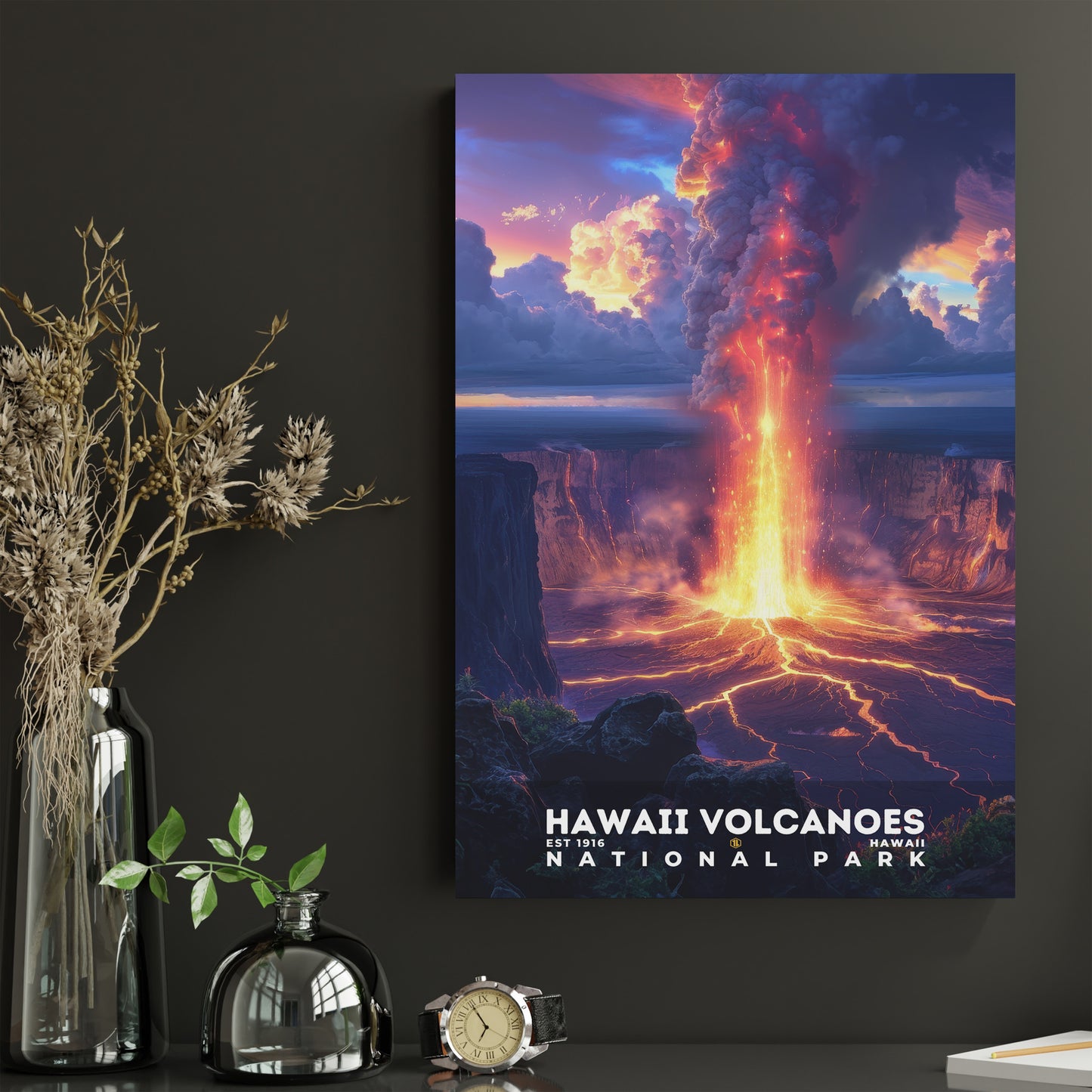 Hawaii Volcanoes National Park Poster | S13