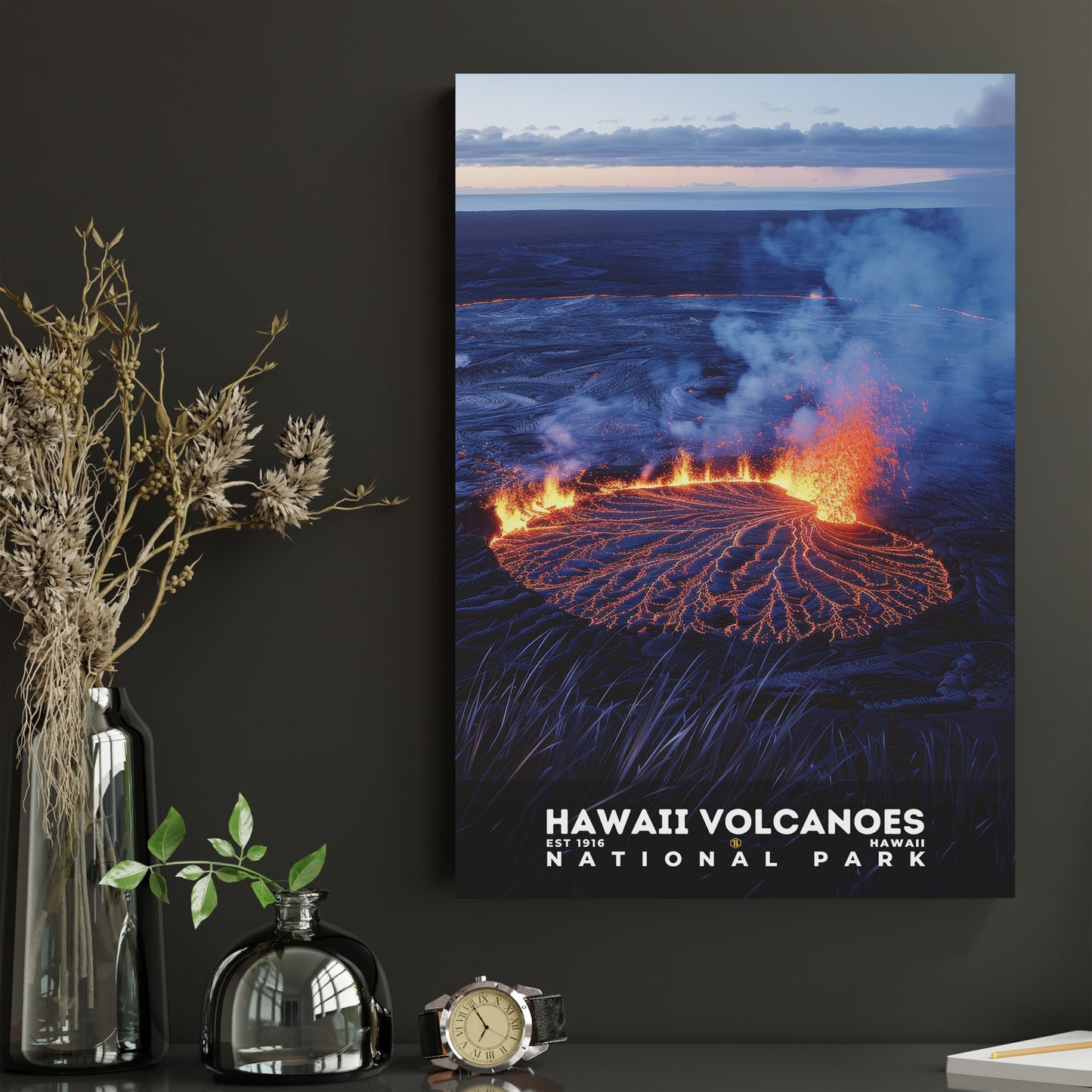 Hawaii Volcanoes National Park Poster | S19