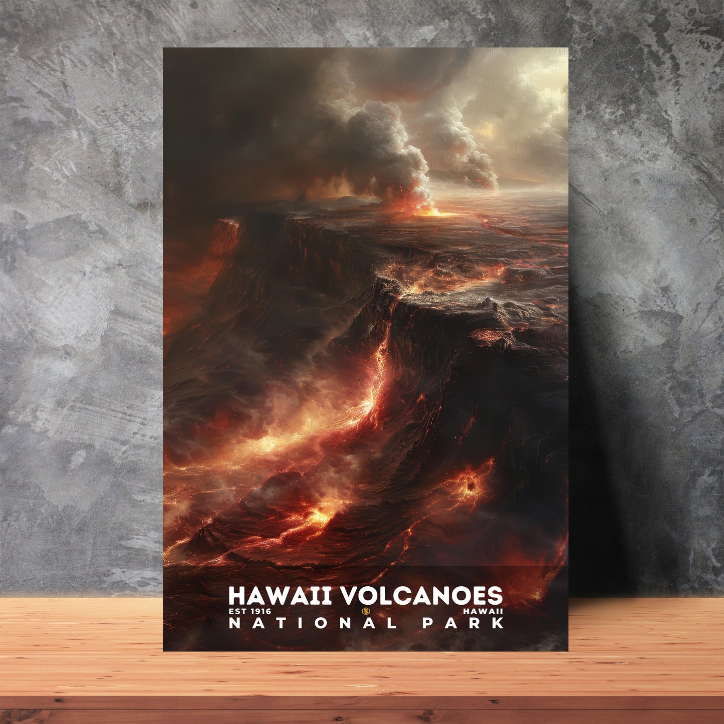 Hawaii Volcanoes National Park Poster | S12