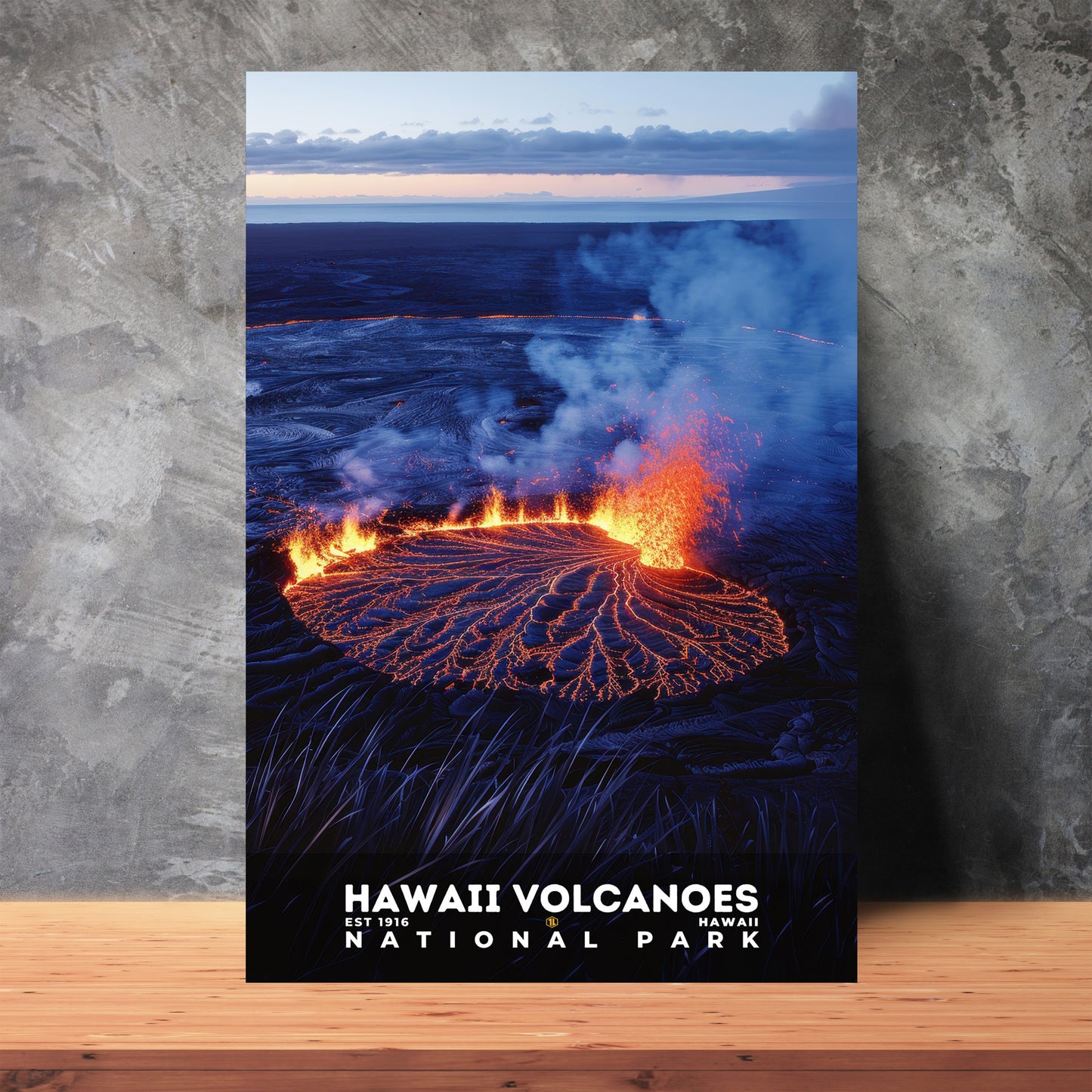 Hawaii Volcanoes National Park Poster | S19