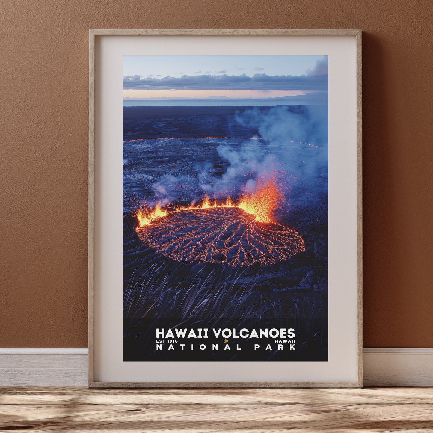 Hawaii Volcanoes National Park Poster | S19