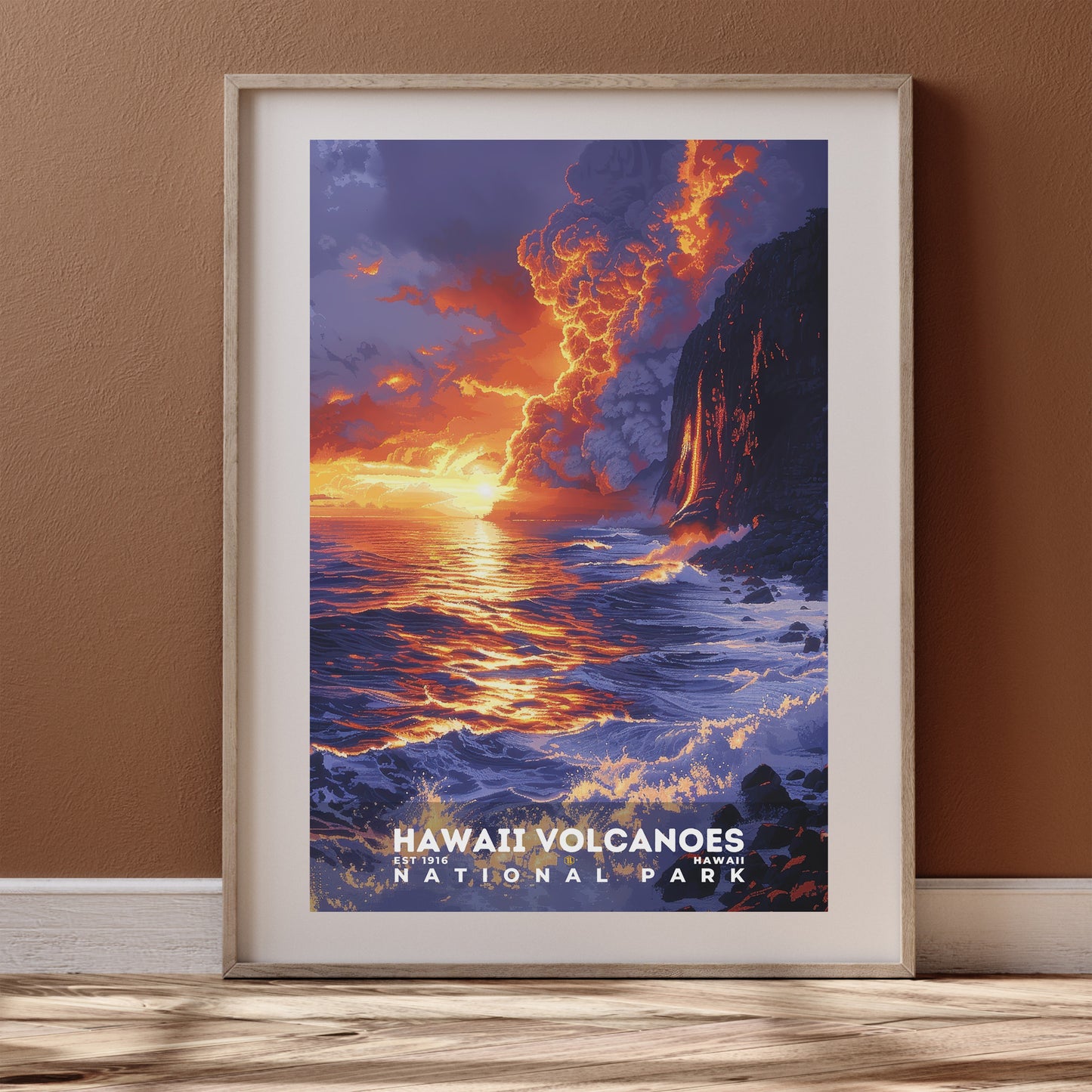 Hawaii Volcanoes National Park Poster | S18