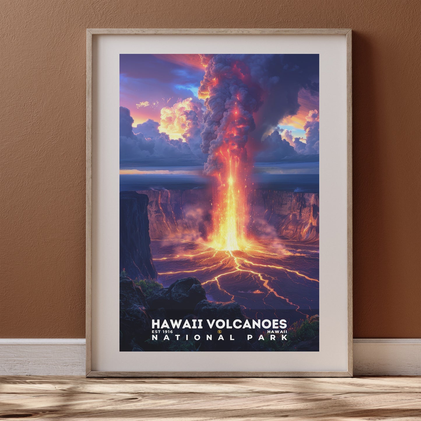 Hawaii Volcanoes National Park Poster | S13
