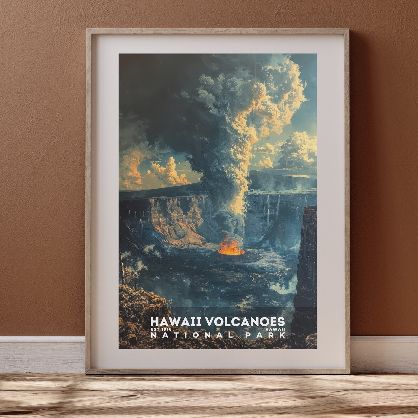 Hawaii Volcanoes National Park Poster | S14