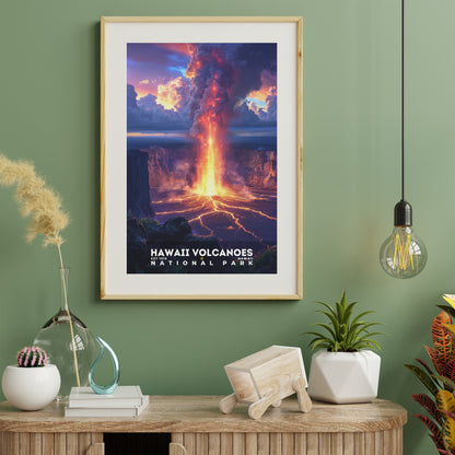Hawaii Volcanoes National Park Poster | S13