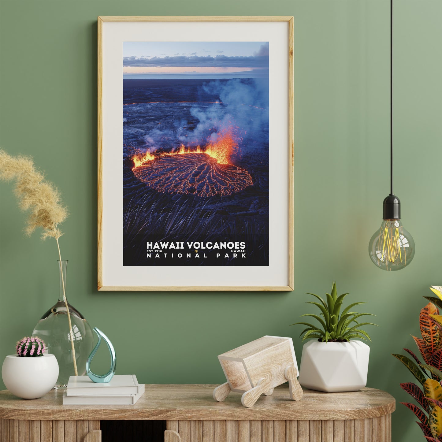 Hawaii Volcanoes National Park Poster | S19