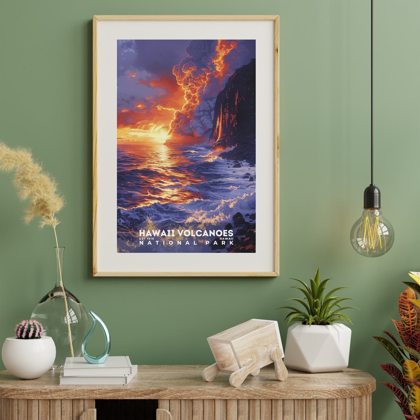 Hawaii Volcanoes National Park Poster | S18