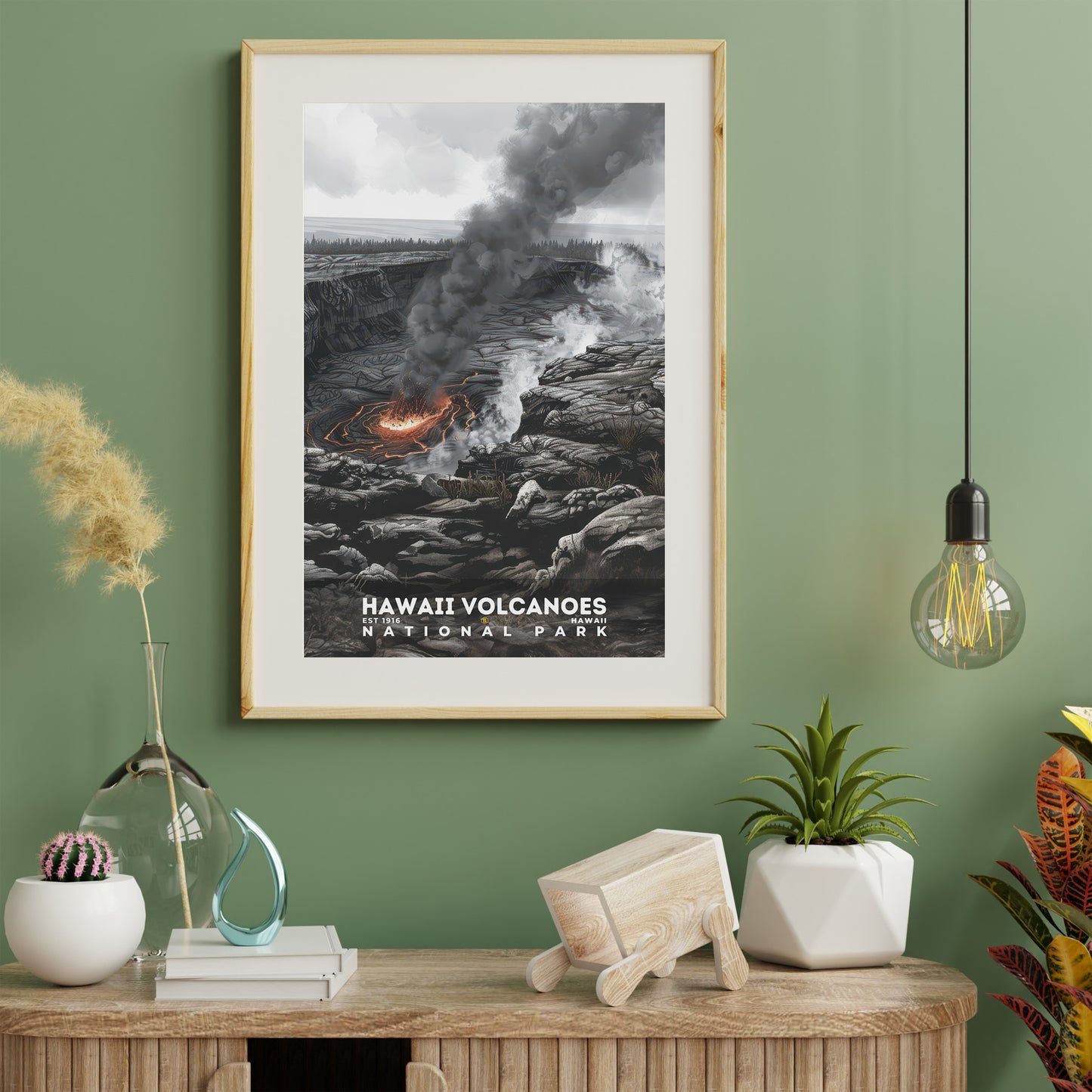 Hawaii Volcanoes National Park Poster | S17